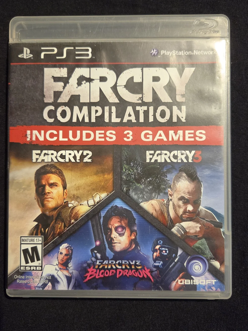 Far Cry Compilation (PS3) - Black and Red Artwork